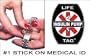 Insulin Pump Medical ID Tags 5-pack