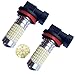 Bulbeats 1200 Lumens Extremely Bright 144-EX Chipsets H11 LED Bulbs with Projector for DRL and Fog Lights, Xenon White 6000K (Very Best Value on the Market!)