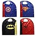 Superhero Cape and Mask Costumes For Kids Set of 5