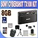 Sony Cyber-Shot DSC-TX100V 16.2 MP Exmor R CMOS Digital Still Camera with 3.5-inch OLED Touchscreen, 3D Sweep Panorama and Full HD 1080/60p Video (Black)+ 8GB SDHC Memory + Extra Extended Life Battery + SDHC Card Reader + Memory Card Wallet + Shock Proof Case w/Strap + MicroFiber Cleaning Cloth + Mini Tripod + Accessory Saver Bundle!