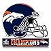 Rico Industries NFL Denver Broncos Super Bowl 50 Champions Die Cut Pennant,14.25-Inch,Blue