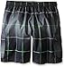 Kanu Surf Men's Big Vector Plaid Extended Size Swim Trunks, Black, 2X