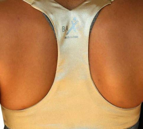 Posture Corrector โ Dr of Chiropractic Designed & Medicare Approved Upper Back Support Brace (Medium Nude) by Think Healthy Inc