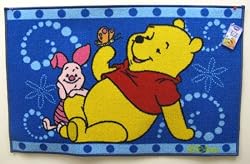 Winnie the Pooh Slip Proof Area Rug Blue