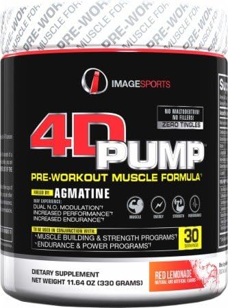 Image Sports 4D PUMP 30 Servings - Red Lemonade