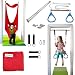 DreamGYM Indoor Swing Trapeze & Rings Combo Blue and Therapy Swing Red