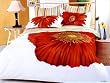 Cicek T - Twin Size 4 Piece Duvet Bedding Set by Le Vele
