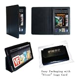 Elsse ® Premium Folio Case for Kindle Fire Cover - Black (Extreme Value Buy)