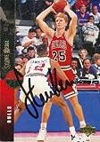 Steve Kerr Autographed/Hand Signed Basketball Card (Chicago Bulls) 1995 Upper Deck #337