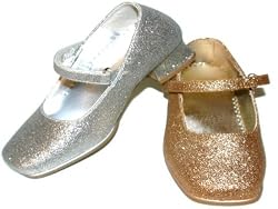 Girls Sparkling Glitter Mary Janes Dress Shoes