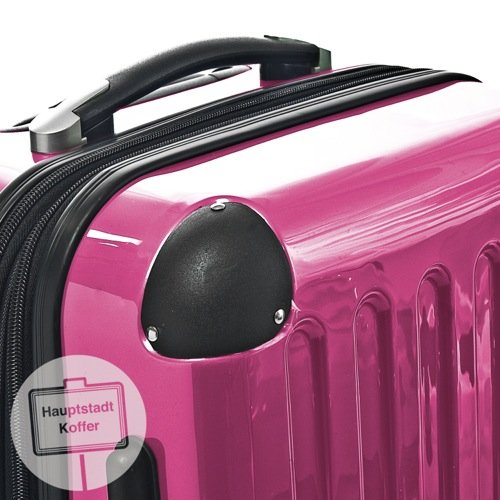 Capital Case - Hard Case Trolley Series Alex 42 Litre High Gloss + 20 Combination Lock, Travel..., magenta (Green) - 34761970