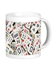 Wireless: Mah Jong Tiles Mahjong 11 ounce Ceramic Coffee Mug Tea Cup - Debbie's Designs