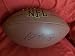 Keith Brooking Autographed NFL Wilson Composite Football, Dallas Cowboys, Atlanta Falcons, Georgia Tech Yellow Jackets, Proof Photo of Keith Signing for Us.