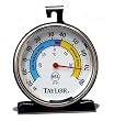 Taylor Food Service Classic Series Freezer-Refrigerator Thermometer, Large Dial