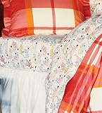 Queen Playful Cat Flannel Sheet Set
