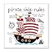 Stupell Home DÃ©cor Pirate Ship Rules Wall Plaque Art, 12 x 0.5 x 12, Proudly Made in USA