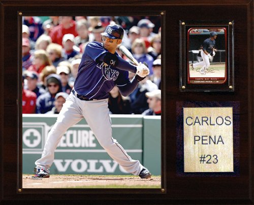 MLB Carlos Pena Tampa Bay Rays Player Plaque
