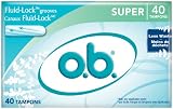 o.b. Super Absorbency Tampons, 40-Count Box