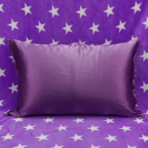 Soft Silker 100% Pure Silk Pillowcase Facial Beauty,Queen,Purple