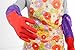 TOPWEL Long Sleeve Beam Port Plus Velvet Gloves Antiskid Household Laundry Dishwashing Waterproof Gloves (1)
