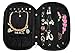 WODISON Zipper Carry-on Travel Jewelry Case Organizer with Removable Pouch