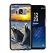 Dolphins in Ocean at Sunset for Samsung Galaxy S8 2017 Case Cover by Atomic Market