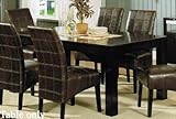 Dining Table Contemporary Style in Black Finish