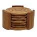Lipper International Bamboo 7-pc. Coaster Set