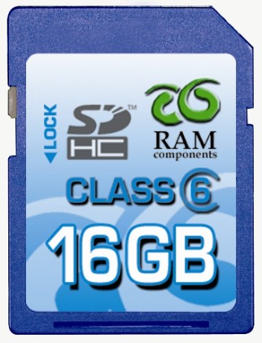 RAM Components 16 GB Secure Digital High Capacity Speicherkarte (SD HC Class 6 Card) für TomTom GO 520