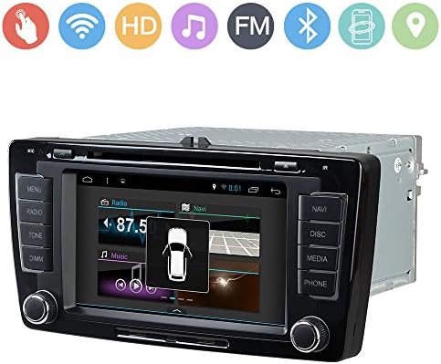 Audiosources Android4.4.4 Car DVD Gps Navigation with 7'' Big Screen Can-bus,Bluetooth,GPS,Input,RDS,Radio For Skoda Octavia 2007-2013 Skoda Yeti 2013-2015