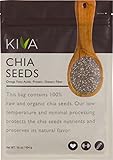 Kiva Organic Chia Seeds - RAW, Non-GMO and Vegan (1 Pound Bag)