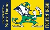 Notre Dame Fighting Irish Leprechaun Single Side 3x5 Flag