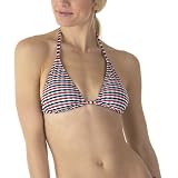 Xhilaration Zigzag Stripe Triangle Swim Top - Multicolor