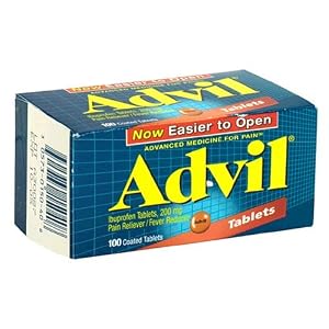 Advil Ibuprofen, 200 mg, Coated Tablets 100 coated tablets