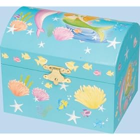 Mermaid Dome Shaped Musical Musical Jewellery Box