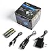 Benran Waterproof LED Headlamp Headlight Rechargeable Head Flashlight Lamp with 3 Xm-l T6 4 Modes Outdoor Sports Hiking Camping Riding Fishing Hunting (spotlight)