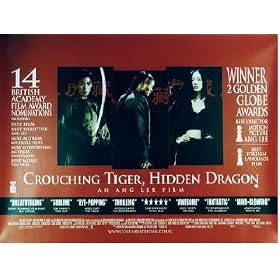 CROUCHING TIGER, HIDDEN DRAGON 2000 Michelle Yeoh UK QUAD POSTER