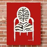 Review SmartBargains  / Zebra Chair 16in x 20in Canvas Print