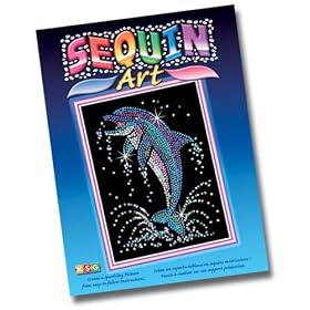 Sequin Art Dolphin