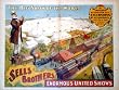 Circus Poster Sells Brothers Railway Excursion Photograph - Beautiful 16"x20" Photographic Print from the Library of Congress Collection
