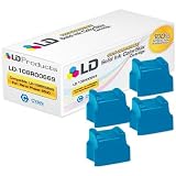 LD © Xerox Phaser 8500 / 8550 Compatible Cyan (4 pack) 108R00669 Solid Ink ColorStix Cartridge