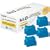 Xerox Phaser 8500 & 8550 Compatible Cyan (4 pack) 108R00669 Solid Ink ColorStix Cartridge by LD Products