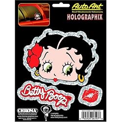Betty Boop 6" x 8" Decal - Holographic