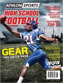 magazine football school cover athlon recruiting preview sports west amazon