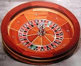 Trademark Poker 27-Inch Wood Roulette Wheel