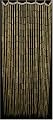 Bamboo curtain or doorway noren - natural color