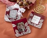 Review Kateaspen  / Fall Impressions Glass Photo Coasters -Set of 2 (Set of 24) - Wedding Favors