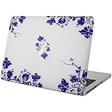 Macbook Retina 13 case, Mosiso Blue and White Porcelain 13-Inch Soft-Touch Plastic Clear Hard Case Cover for Apple MacBook Pro 13.3" with Retina Display A1502 / A1425 (NEWEST VERSION, NO CD-ROM Drive) (Blue and White Porcelain)