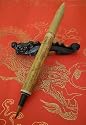 Double Ended Bamboo Brush and Calligraphy Pen