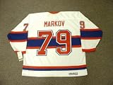 ANDREI MARKOV Montreal Canadiens 1946 CCM Vintage Throwback Home NHL Hockey Jersey, LARGE